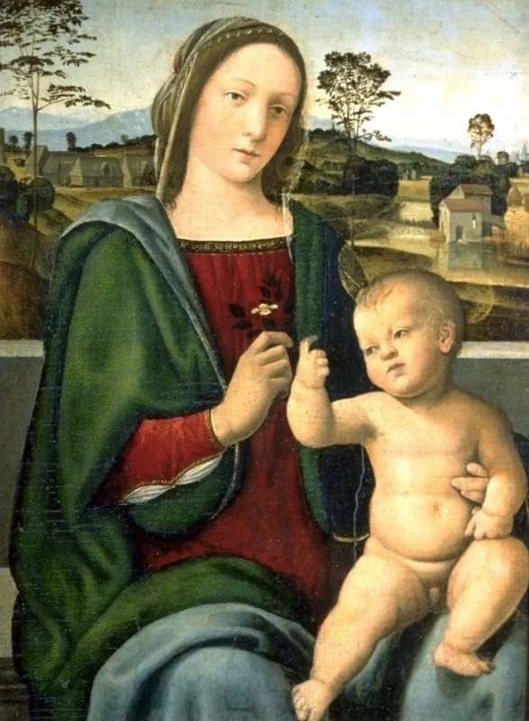 Madonna col Bambino - Gemäldegalerie der Staatlichen Museen, Berlino